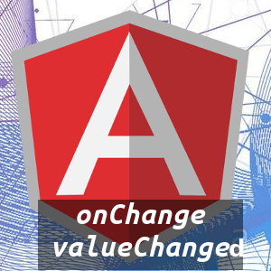 Qual a função equivalente ao onchange do java script no angular?