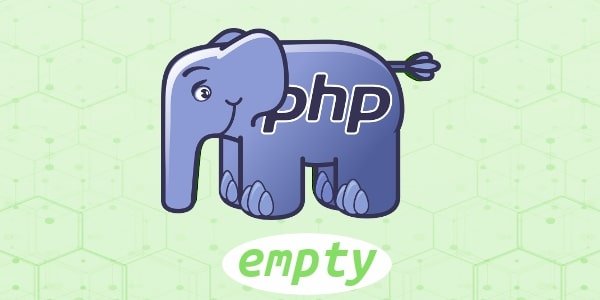 Para que serve o empty PHP?