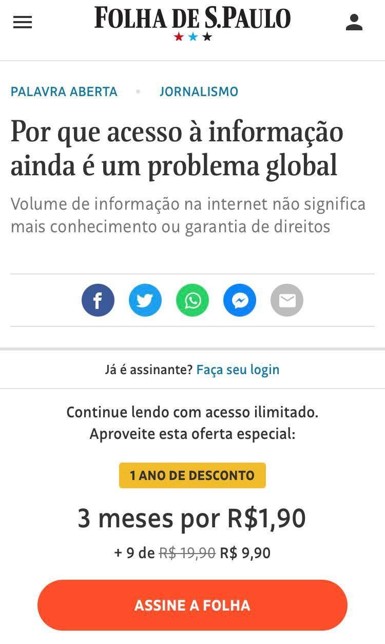 Imagem que representa a hipocrisia dos sites de noticias