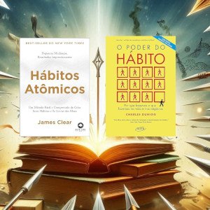 imagem referente a Qual é o melhor livro para aprender sobre formação de hábitos, 'O Poder do Hábito' ou 'Hábitos Atômicos'?