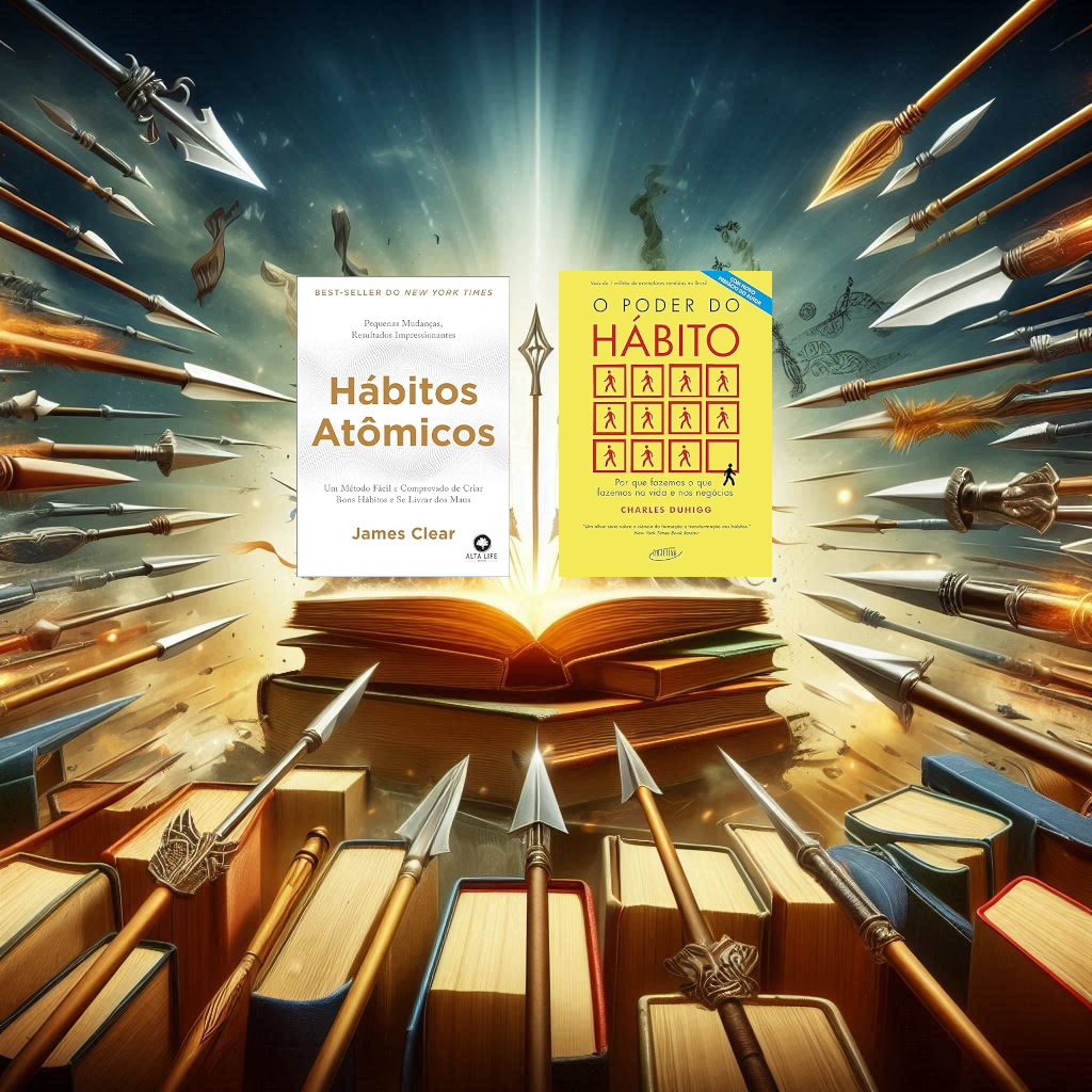 Qual é o melhor livro para aprender sobre formação de hábitos, 'O Poder do Hábito' ou 'Hábitos Atômicos'?