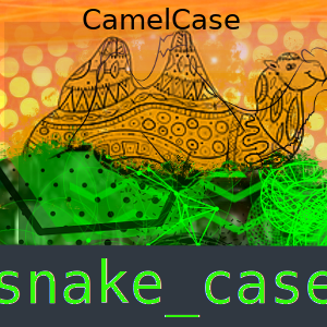 camelCase ou snake_case quando usar cada um?